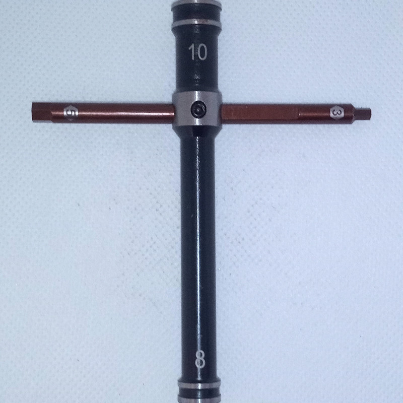 60019 - Chiave Candela A 4 Vie 10-8-Brucola 3-5 Mm (1 pz.)