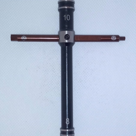 60019 - Chiave Candela A 4 Vie 10-8-Brucola 3-5 Mm (1 pz.)
