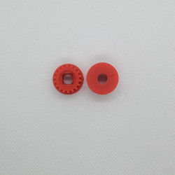 10191 - Puleggia Plastica Z 18 L11Mm Con Innesto Quadrato New 2021 Rossa (2 pz.)