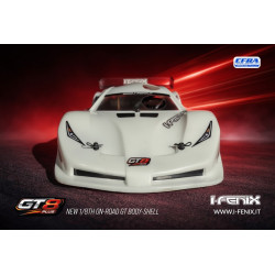 New 1/8th On-Road GT Body-Shell Gt8 Plus (sp .1 mm alettone std.)