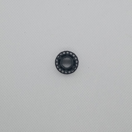 10121 - Puleggia Plastica Z 18 Con Innesto A Spina (Albero 8Mm) Nera (1 pz.)