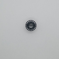 10121 - Puleggia Plastica Z 18 Con Innesto A Spina (Albero 8Mm) Nera (1 pz.)