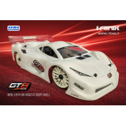 New 1/8th On-Road GT Body-Shell Gt8 Plus (sp. 1,5 mm alettone std.)