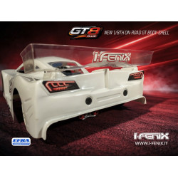 New 1/8th On-Road GT Body-Shell Gt8 Plus (sp. 1,5 mm alettone std.)