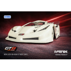 New 1/8th On-Road GT Body-Shell Gt8 Plus 1,5 mm (solo carrozzeria)