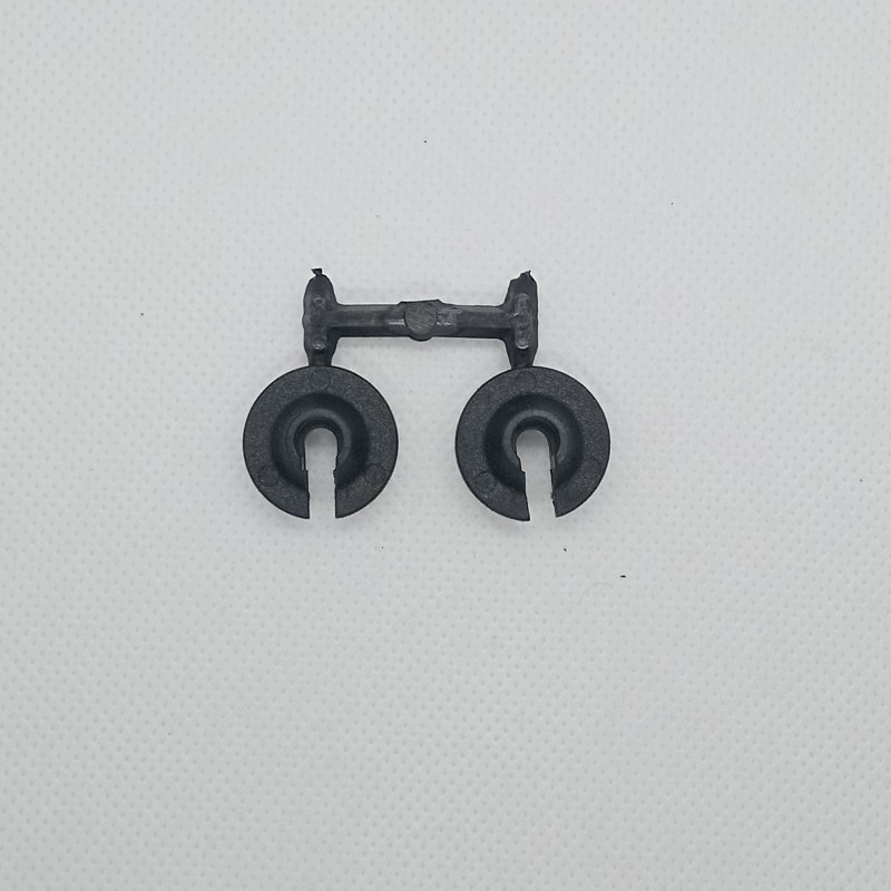 10146 - Porta molla neri per ammortizzatori versione 2025 art. 20294 ( 2 pz)