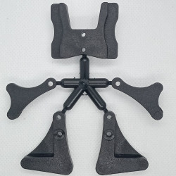 10210 - Kit Supporto Batterie (1Centrale +2 Laterali +2Blocca Batterie) (5 pz.)