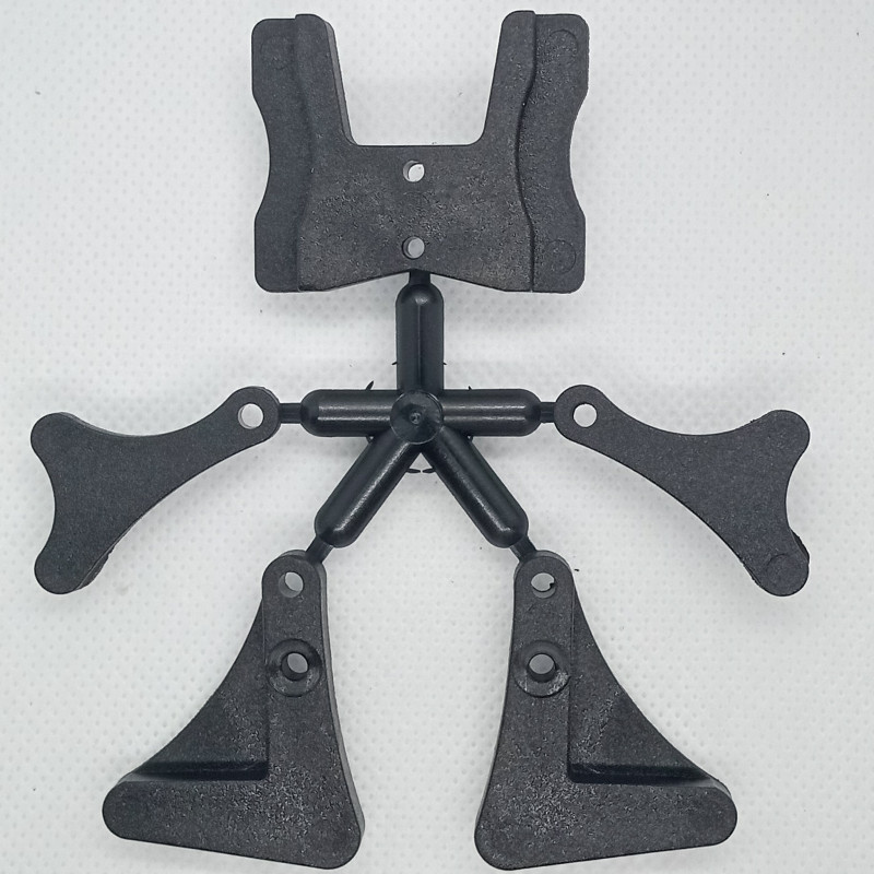 10210 - Kit Supporto Batterie (1Centrale +2 Laterali +2Blocca Batterie) (5 pz.)